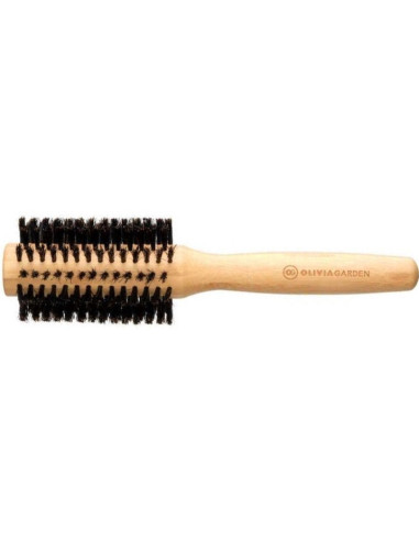 Bamboo Touch Blowout Hairbrush, wild boar bristle, antistatic, Ø30