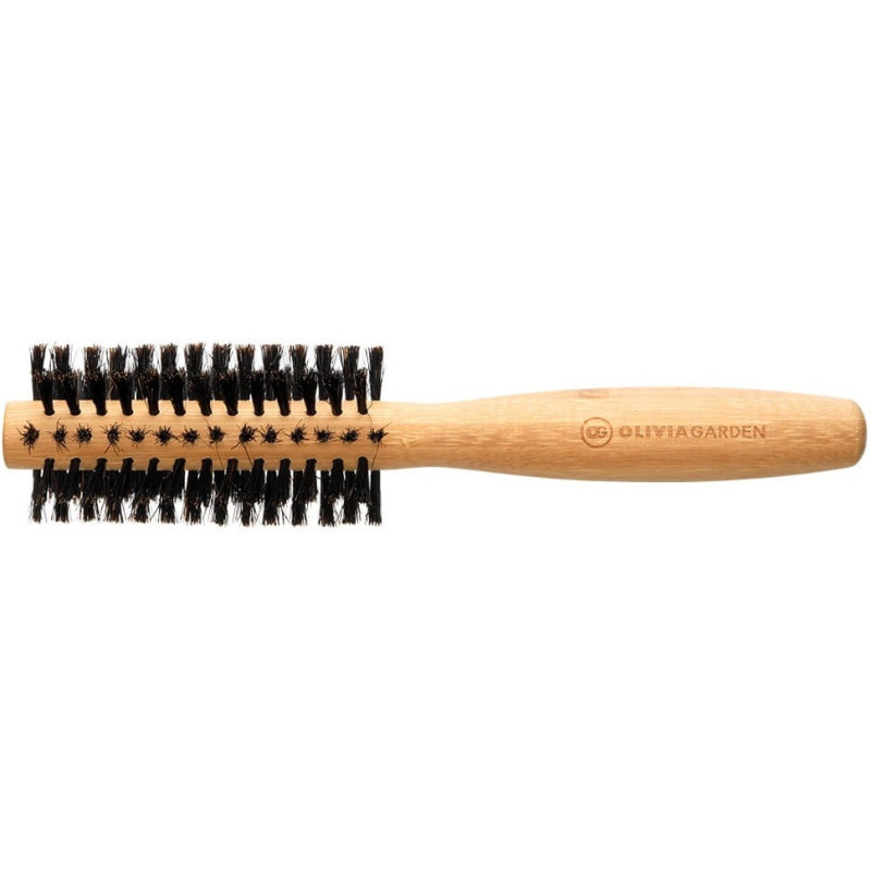 Bamboo Touch Blowout Hairbrush, wild boar bristle, antistatic, Ø15