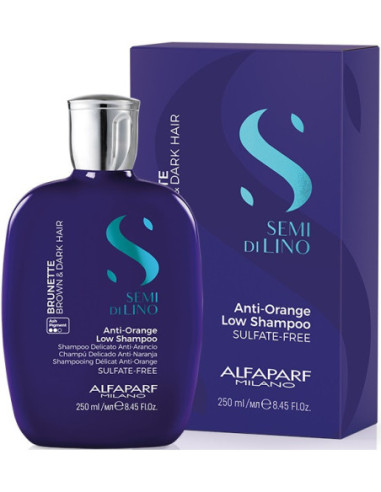Semi Di Lino BRUNETTE Anti-Orange šampūns brūnu, kastaņu un tumšu toņu matiem 250ml