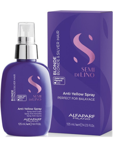 Semi Di Lino BLONDE Anti-Yellow Spray for blond and grey hair 125ml