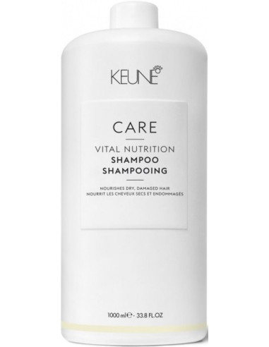 CARE Vital Nutrition Šampūns sausiem, bojātiem matiem 1000ml