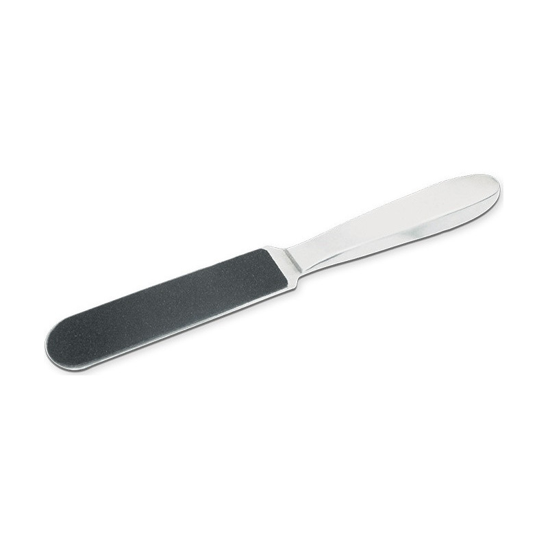 Abrasive mini spatula, double side file, white