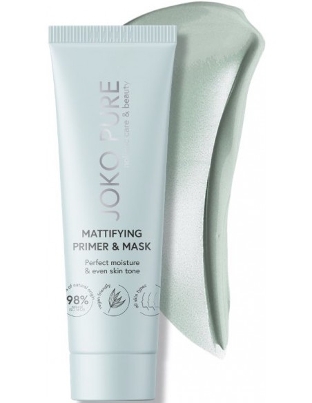 JOKO PURE Maska-praimeris matējošs, alvejas ekstrakts/tējas koka eļļa