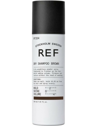 REF Сухой шампунь для волос BROWN для объема 220мл