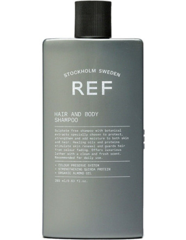 REF šampūns matiem un ķermenim - vīrietim 285ml