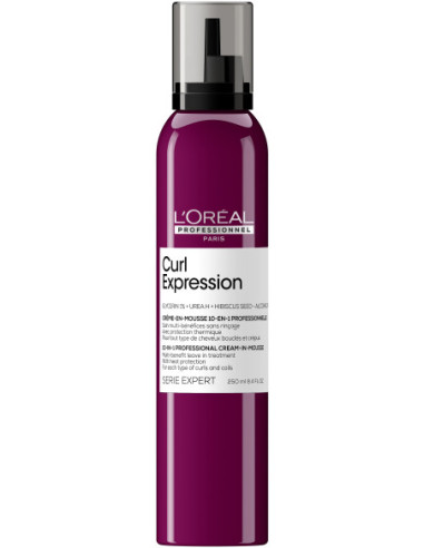 L'Oréal Professionnel Curl Expression Mousse 10 in 1 For each types of curls and coils SERIE EXPERT 250ml