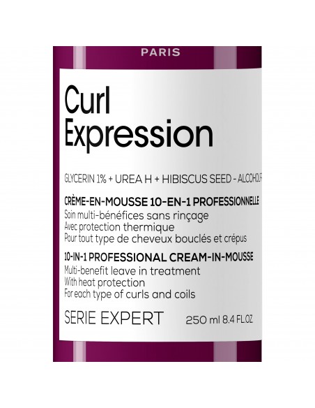 Curl Expression Mousse 10in1 for each types of curls and coils 250ml