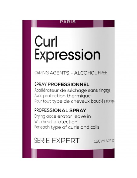 Curl Expression Drying Accelerator leave-in spray for each types of curls and coils 150ml