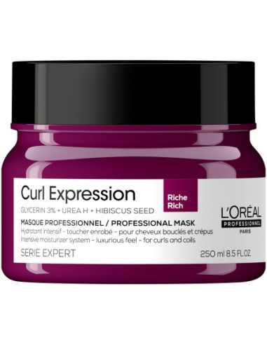 L'Oréal Professionnel Curl Expression masque RICH For each types of curls and coils SERIE EXPERT 250ml