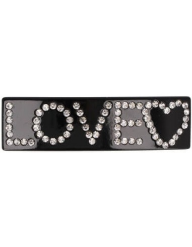 Hair clip LOVE, black