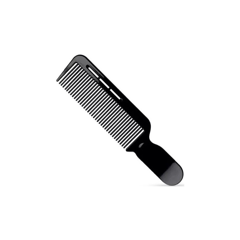 Comb for professional hair cutting with trimmer, black 25.5cm