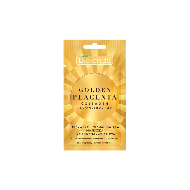 GOLDEN PLACENTA COLLAGEN RECONSTUCTOR nourishing and strengthening Anti-wrinkle face mask 8g