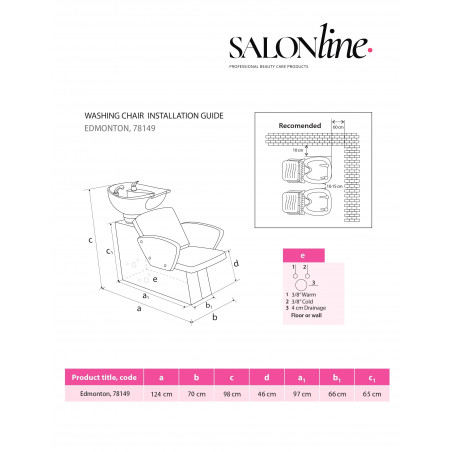 Washing chair Edmonton