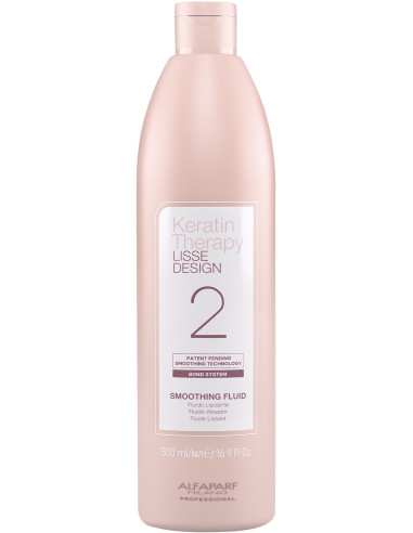 Keratin Therapy LISSE DESIGN smoothing fluid for hair straightening services Nr.2, 500ml