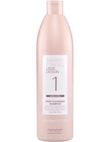 Keratin Therapy LISSE DESIGN deep cleansing shampoo Nr.1, 500 ml