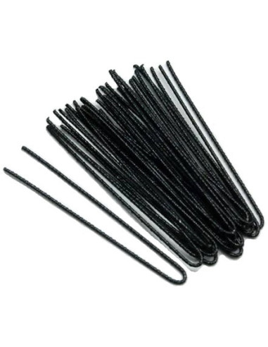 Japanese hairpins, 7 cm, black, 20 pcs.
