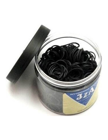 Rubber bands for hair, black, 500 pcs.