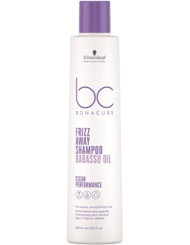 BC Clean Frizz Away Шампунь для контроля и гладкости непослушных волос 250мл