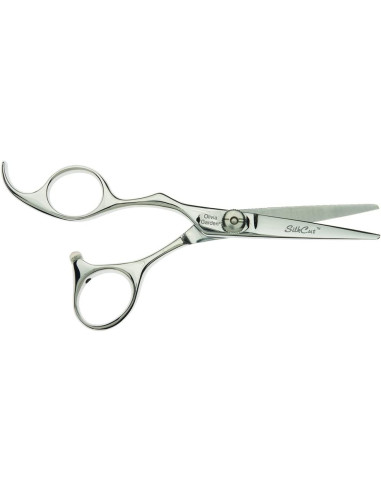 OLIVIA hair cutting Scissors for left-handed, SILK CUT, with case, length 5'0"
