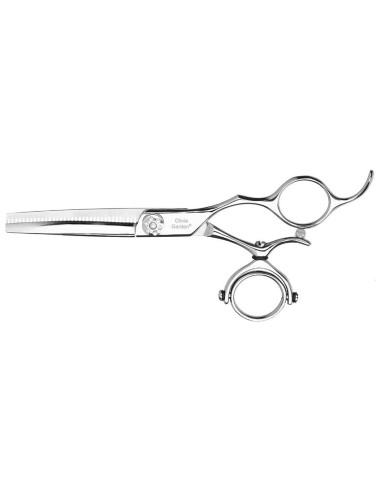 OLIVIA Scissors for hair cutting SWIVEL CUT, 6,35'', with case