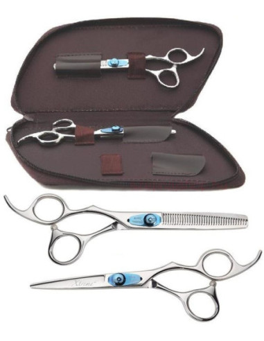 OLIVIA Set Scissors + Thinning scissors XTREME, 5.75''+6.35''