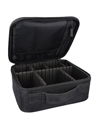 Кошелек-чемодан с отделениями для хранения аксессуаров, черный, 42x13x31