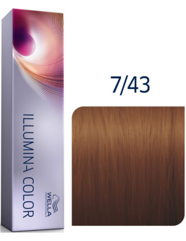 Illumina Color permanenta matu krāsa 7/43 60ml