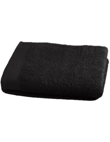 Towel high quality, chlorine resistant, cotton 50x80, super absorbent, black