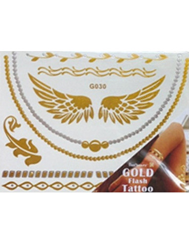 Body Art body sticker, gold/metallic G030