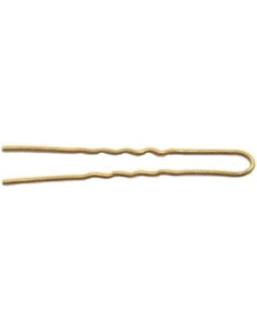 Hairpins, wavy, 45mm, gold,...