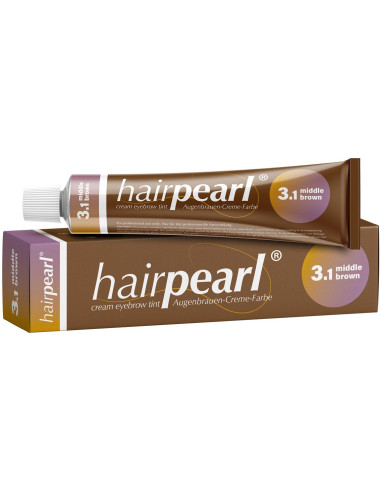 Hairpearl Кремовый оттенок для бровей № 3.1 Средне-коричневый 20мл