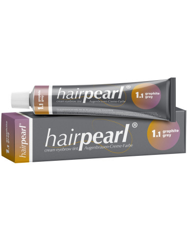 Hairpearl Кремовый оттенок для бровей №1. 1.1 Графитовый серый 20мл