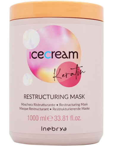Inebrya Ice Cream Keratin Restructuring Mask 1000ml