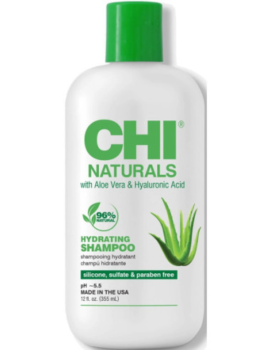 CHI NATURALS with ALOE VERA Hydrating Shampoo 355ml