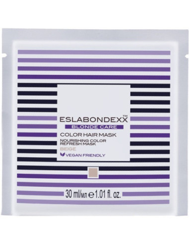 ESLABONDEXX BLONDE CARE Mask-Demi Beige hair color, moisturizes-improves tone 30ml