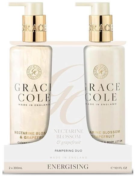 GRACE COLE Набор для рук (Цветы нектарина/грейпфрут) DUO