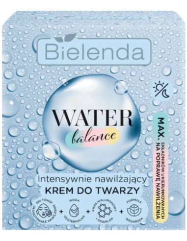 WATER BALANCE Intensely moisturizing face cream, 50ml