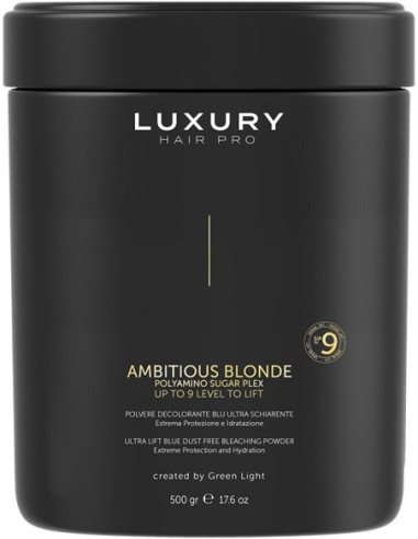 Luxury Ambitious Blonde Ultra Lift Blue Dust Free Bleaching Powder 500g