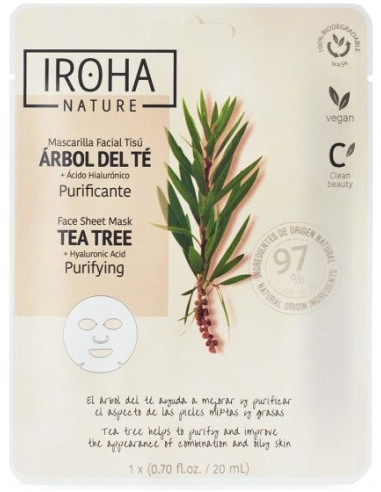 IROHA NATURE Sejas maska TĒJAS KOKS +...