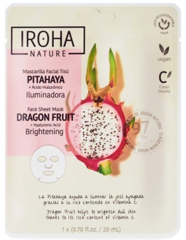 IROHA NATURE Illuminating Mask with Dragonfruit 20ml