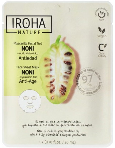 IROHA NATURE Anti-Age Mask with Noni 20ml