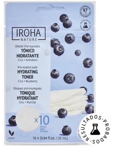 IROHA NATURE Hydrating and Soothing Toner Pads 10pcs