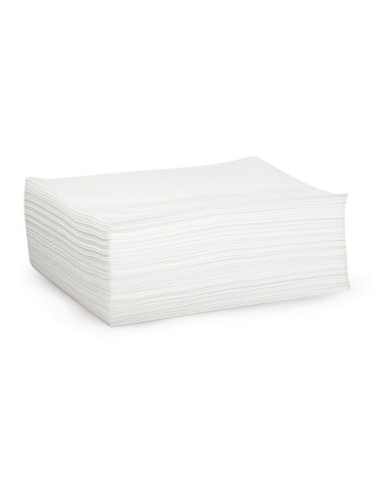 Towels for hairdressers, non-woven, 50x80cm, disposable, white, 100 pcs.