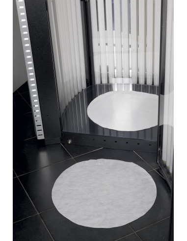 Rugs, non-woven material, round,...
