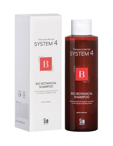 S4 Bio Botanical Šampūns retinātiem matiem un matu izkrišanai visiem matu tipiem 250ml