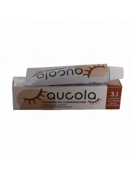 Aucola Uzacu, skropstu krāsa gaiši brūna nr3.1 15ml