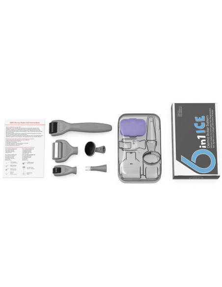 Derma rolleris mikroadatu ierīce, 6in1, ICE