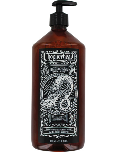 CHOPPERHEAD Shampoo for hair and beard, moisturizing, for sensitive skin, 1000ml