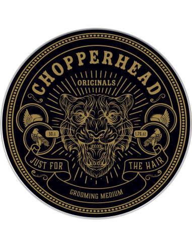 CHOPPERHEAD Vasks matiem, dabiskam mirdzumam, vidēja fiksācija, visiem matu tipiem, 50gr