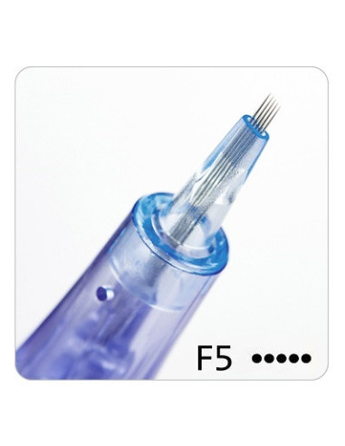 Needles for microneedling device A6 for micropigmentation, F5 (purple)